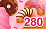 Cookie Connect Donuts For You And Two Eighty, Too! Badge