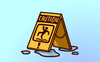 Quinn's Aquarium Slippery When Wet Badge