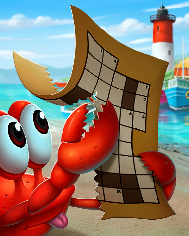 Crossword Cove HD Half the Effort Badge