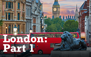 Postcards from Britain London Postcard Badge