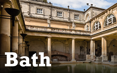 Postcards from Britain Bath Postcard Badge