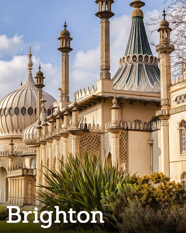 Postcards from Britain Brighton Badge
