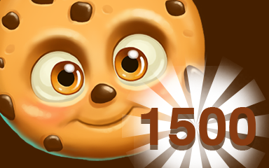 Cookie Connect Chocolate Cookie 1500 Badge