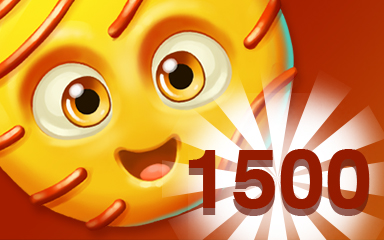 Cookie Connect Yellow Cookie 1500 Badge