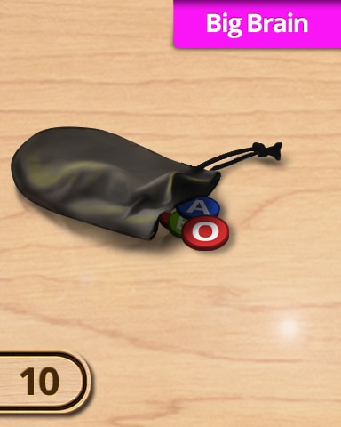 A Way With Words 10 Big Brain Challenge Badge