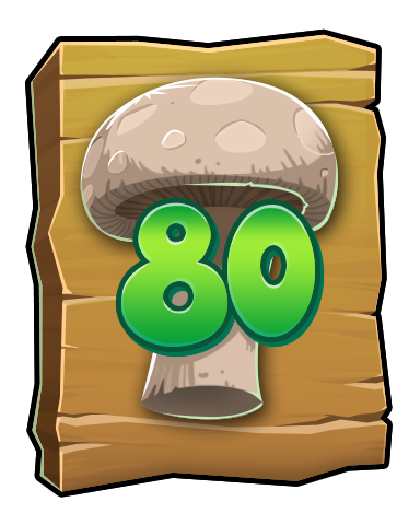 Word Whomp HD The Mushroom Badge