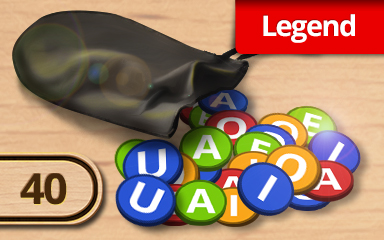 A Way With Words 40 Legendary Challenge Badge