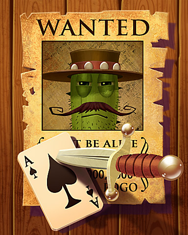 Double Deuce Poker HD Bounty Hunter Badge