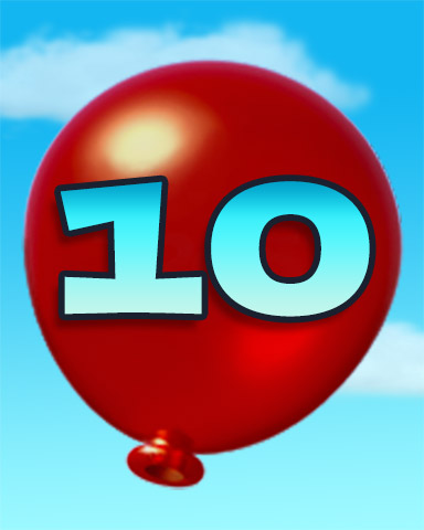 Poppit! HD Rank 10 Badge