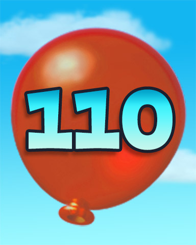 Poppit! HD Rank 110 Badge