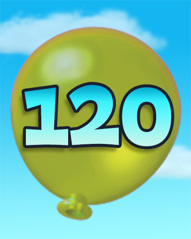 Poppit! HD Rank 120 Badge