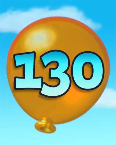 Poppit! HD Rank 130 Badge