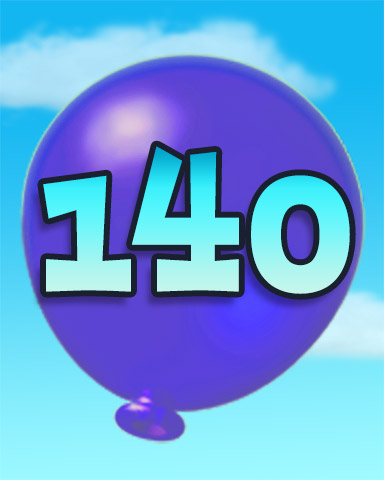Poppit! HD Rank 140 Badge