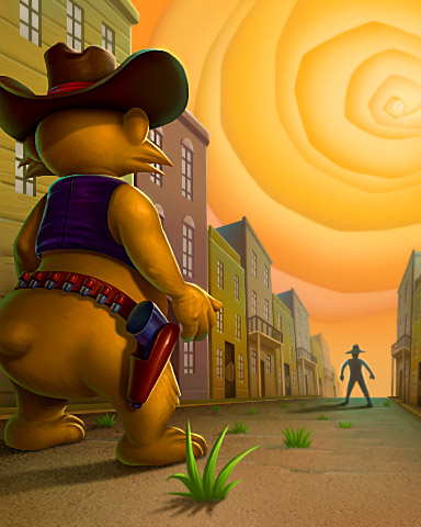 High Noon Super Secret Badge