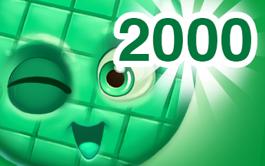 Cookie Connect Green Cookie 2000 Badge