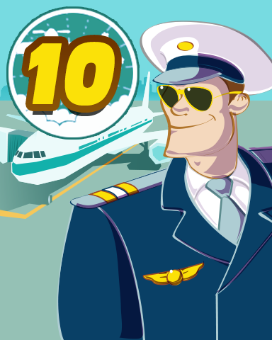 First Class Solitaire HD Rank 10 Badge
