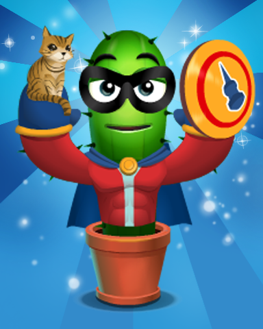 Poppit! Party Superhero Badge