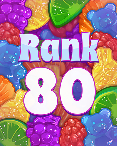Sweet Tooth Town Rank 80 Badge