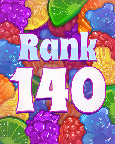 Sweet Tooth Town Rank 140 Badge