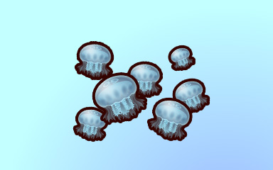 Quinn's Aquarium Jelly Babies Badge