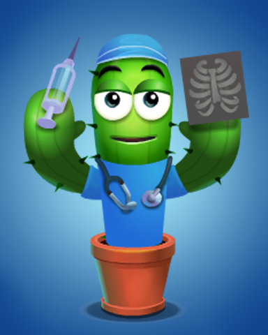 Poppit! Party Doctor Level 1 Badge