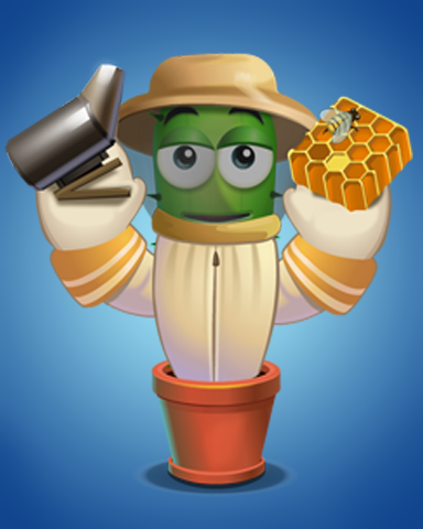 Poppit! Party Beekeeper Level 1 Badge