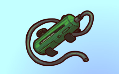 Quinn's Aquarium Fizzy Water Badge