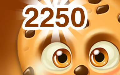 Cookie Connect Chocolate Cookie 2250 Badge