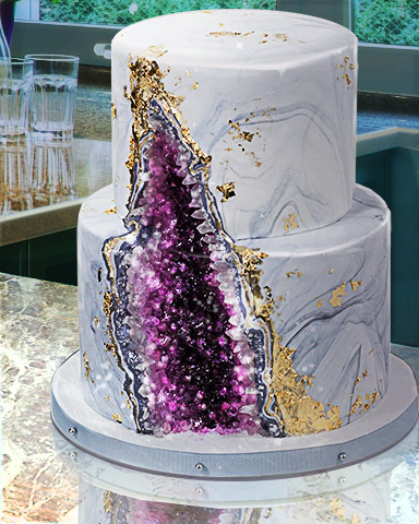 Claire Hart: Secret in the Shadows Amethyst Glitters Badge