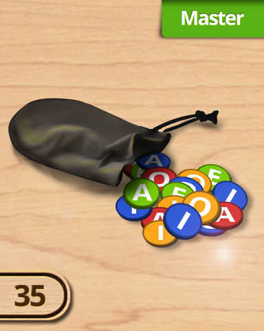 A Way With Words 35 Master Challenge Badge