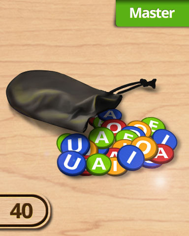 A Way With Words 40 Master Challenge Badge
