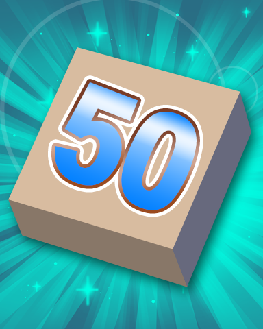 Scrabble Rank 50 Badge