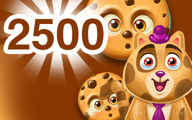 Cookie Connect Chocolate Cookie 2500 Badge