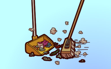 Quinn's Aquarium Clean Sweep Badge