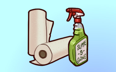 Quinn's Aquarium No More Mess Badge