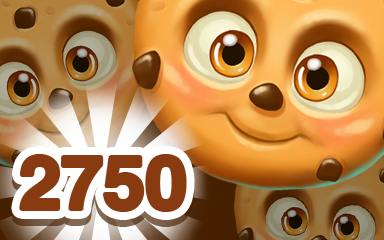 Cookie Connect Brown Cookie 2750 Badge
