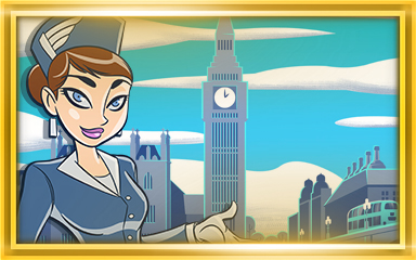 Jet Set Solitaire London Extended Stay Coach Badge
