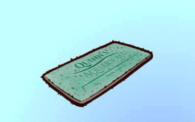 Quinn's Aquarium Tread On Me Badge