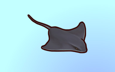 Quinn's Aquarium Flying Swimmer Badge