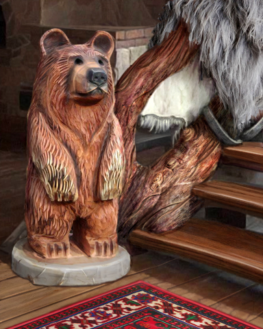Claire Hart: Secret in the Shadows Lodge Sculpture Badge
