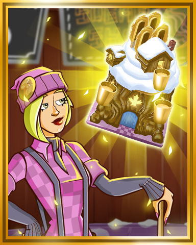 Sweet Tooth Town Gold Sugar Shack Shop Badge