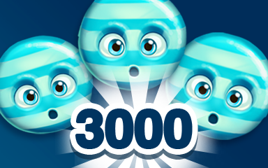 Cookie Connect Blue Cookie 3000 Badge