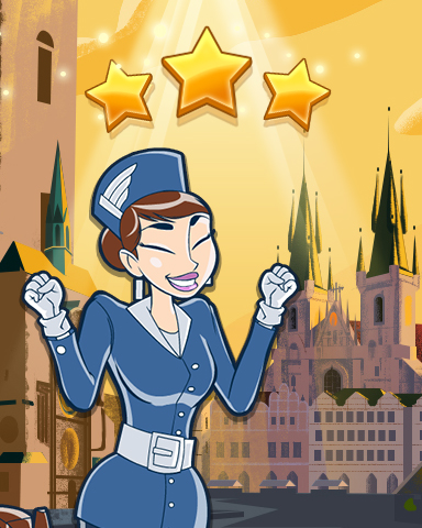 Jet Set Solitaire Prague World Class Badge