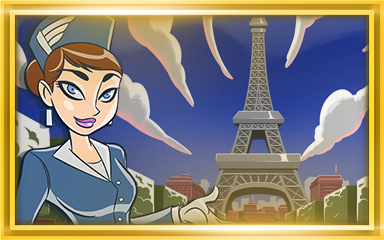 Paris Extended Stay Coach Badge - Jet Set Solitaire
