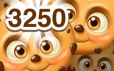 Cookie Connect Brown Cookie 3250 Badge