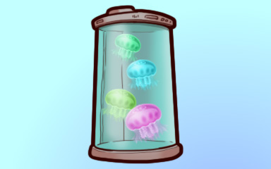 Quinn's Aquarium So Jelly Badge