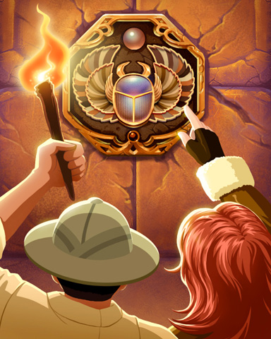 Pogo Slots Secret Scarab Badge
