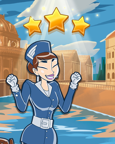 Jet Set Solitaire Berlin World Class Badge