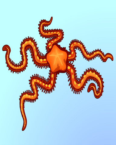 Quinn's Aquarium Brittle Buddy Badge