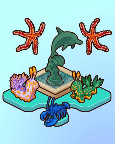 Quinn's Aquarium Order In The Courtyard Badge